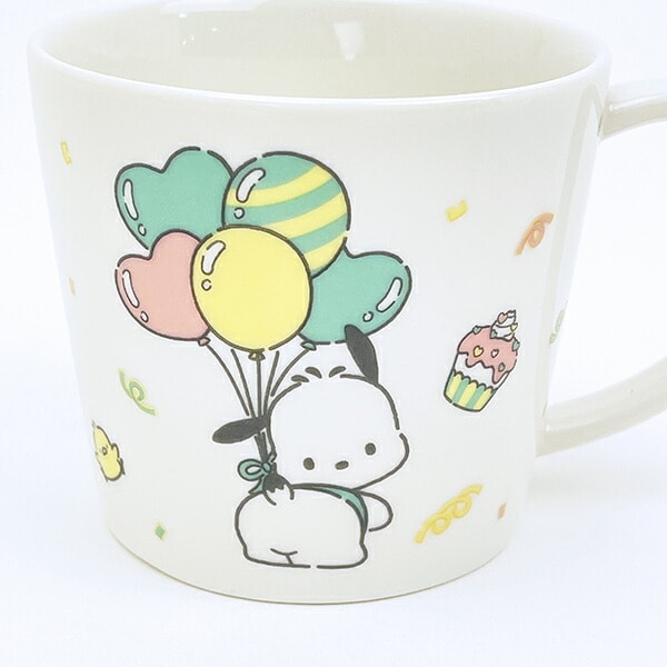 サンリオ ポチャッコ 35th マグカップ（ホワイト) コップ 日本製 Sanrio