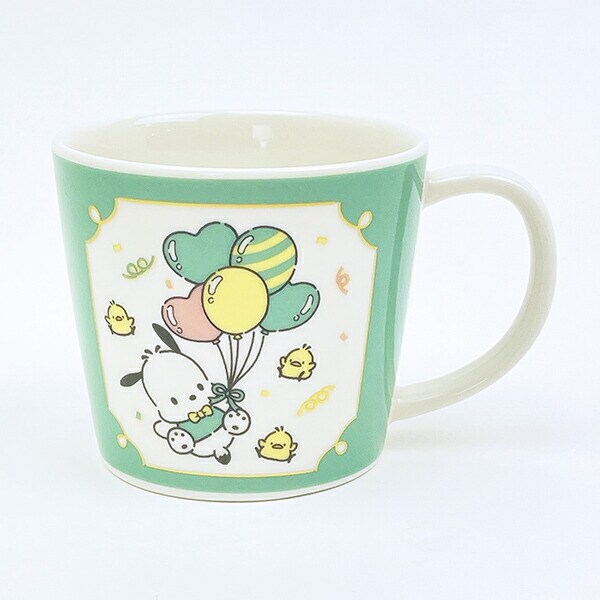 サンリオ ポチャッコ 35th マグカップ（ミント) コップ 日本製 Sanrio