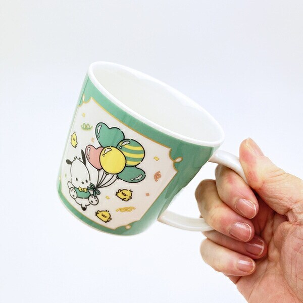 サンリオ ポチャッコ 35th マグカップ（ミント) コップ 日本製 Sanrio