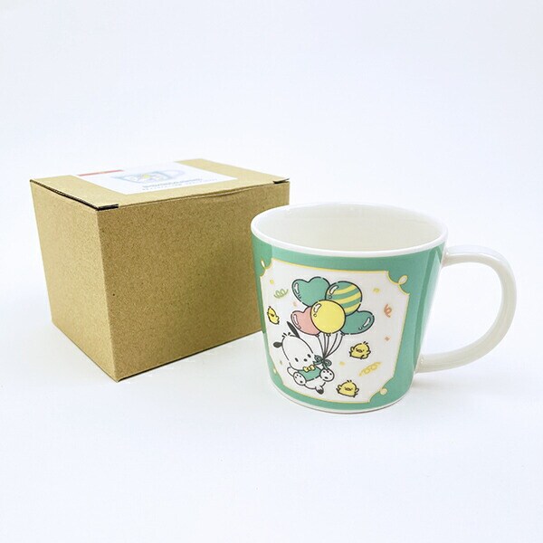 サンリオ ポチャッコ 35th マグカップ（ミント) コップ 日本製 Sanrio