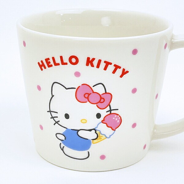 サンリオ ハローキティ マグカップ スイーツ＆ドット コップ 日本製 Sanrio