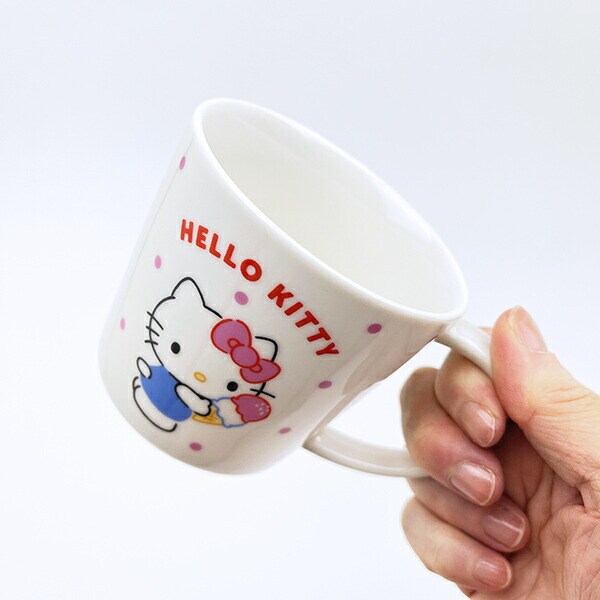 サンリオ ハローキティ マグカップ スイーツ＆ドット コップ 日本製 Sanrio
