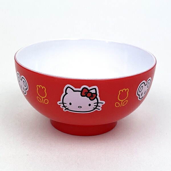 サンリオ ハローキティ 塗汁椀(S) レッド 食器 キッズ Sanrio