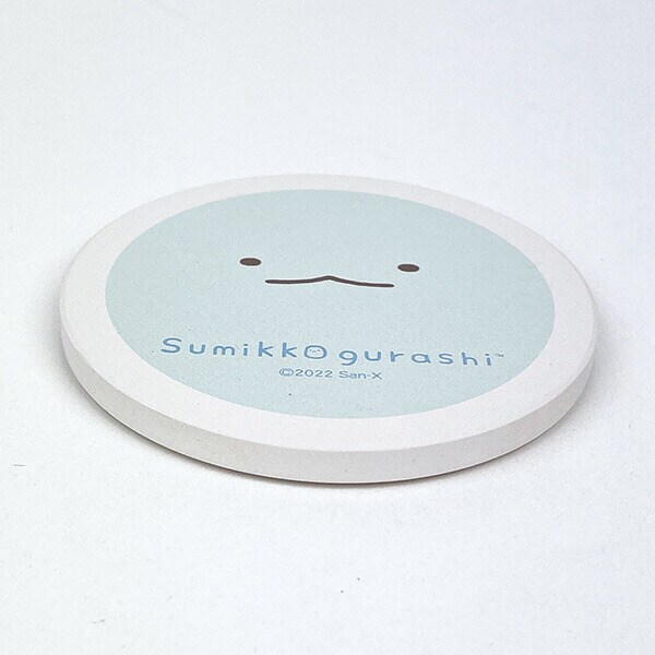 すみっコぐらし とかげ 陶製吸水コースター キッチン
