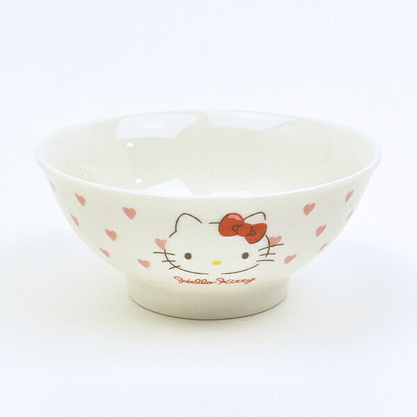 サンリオ ハローキティ こども茶碗 ピンクハート 食器 キッズ 日本製 Sanrio