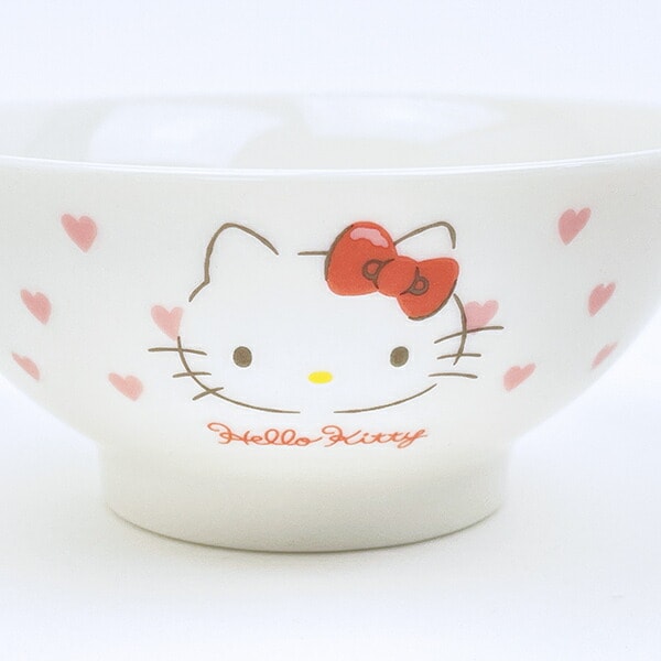 サンリオ ハローキティ こども茶碗 ピンクハート 食器 キッズ 日本製 Sanrio