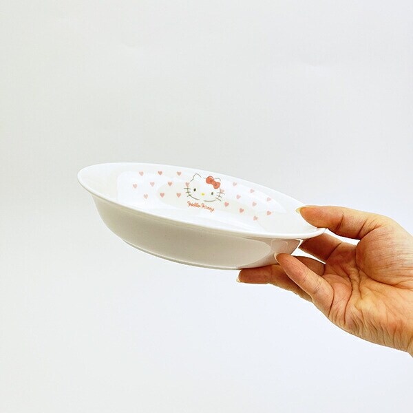 サンリオ ハローキティ カレー皿 ピンクハート 食器 日本製 Sanrio