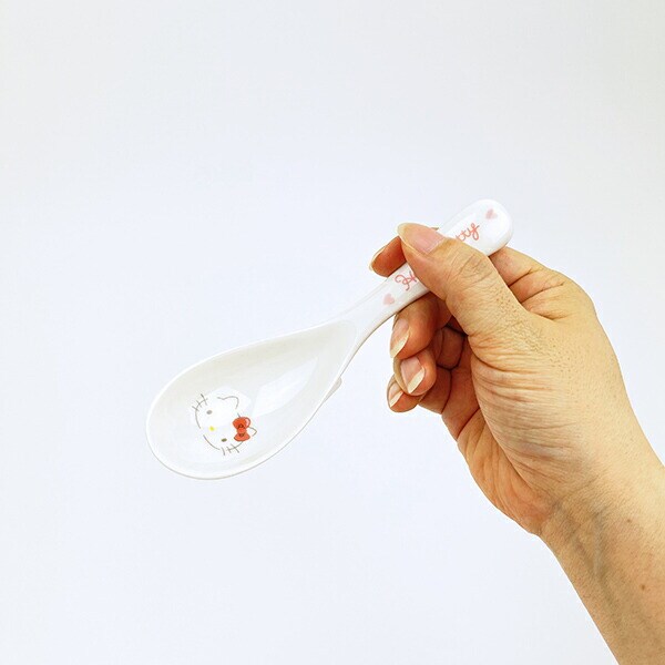 サンリオ ハローキティ レンゲ ピンクハート 食器 日本製 Sanrio