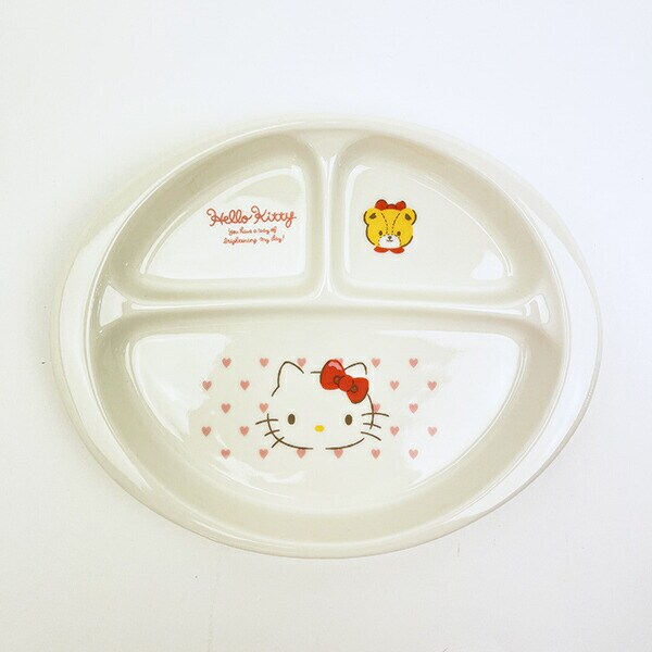 サンリオ ハローキティ ランチプレート ピンクハート 食器 日本製 Sanrio