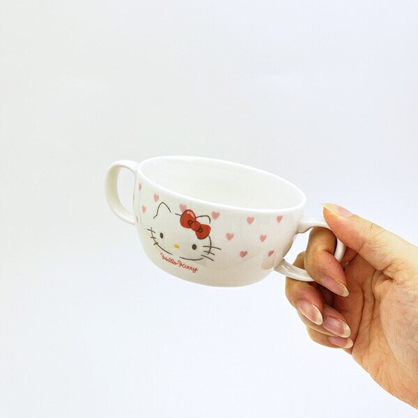 サンリオ ハローキティ ブリオン(スープカップ) ピンクハート 食器 日本製 Sanrio