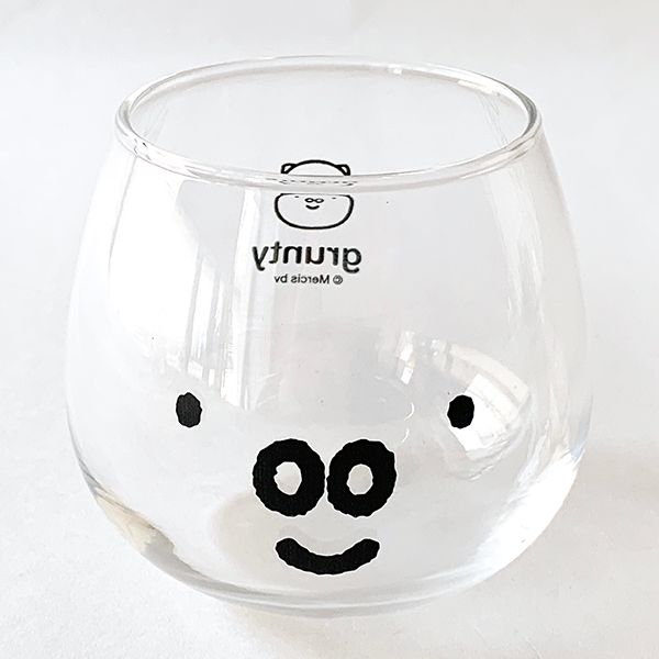 ブルーナ グランティ ゆらゆらタンブラー フェイス グランティ 食器  コップ キッチン タンブラー ガラス(PWD)