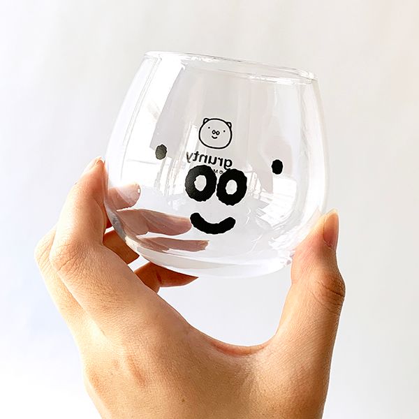 ブルーナ グランティ ゆらゆらタンブラー フェイス グランティ 食器  コップ キッチン タンブラー ガラス(PWD)