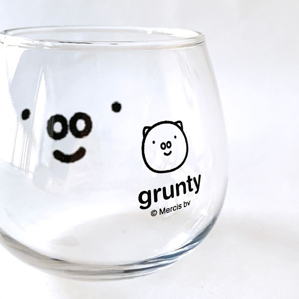 ブルーナ グランティ ゆらゆらタンブラー フェイス グランティ 食器  コップ キッチン タンブラー ガラス(PWD)