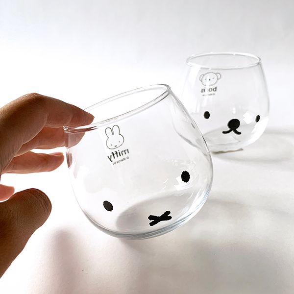 ブルーナ グランティ ゆらゆらタンブラー フェイス グランティ 食器  コップ キッチン タンブラー ガラス(PWD)