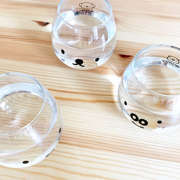 ブルーナ グランティ ゆらゆらタンブラー フェイス グランティ 食器  コップ キッチン タンブラー ガラス(PWD)