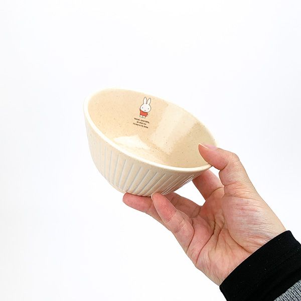 ミッフィー ライスボウル コーラルピンク お茶碗 食器 日本製