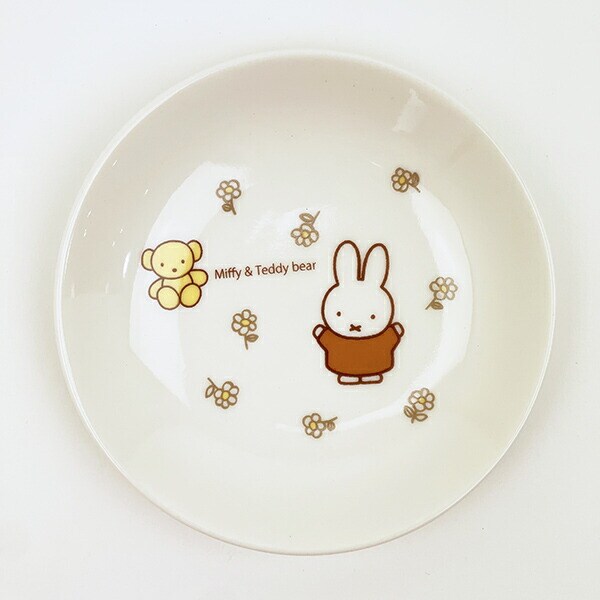 ミッフィー miffy ＆テディベア ミニプレート 食器 日本製