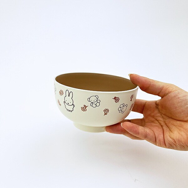 ミッフィー miffy ＆テディベア 塗汁椀 食器 日本製