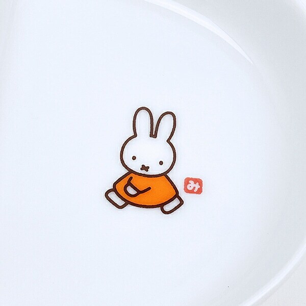 ミッフィー miffy イングレーズ(こっこ親子) 楕円ランチプレート 食器 ベビー キッズ 日本製