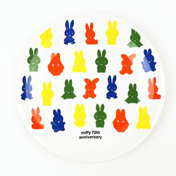 ミッフィー miffy 70th ヒストリー プレート 食器 日本製