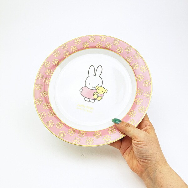 ミッフィー miffy 70th 記念プレート ピンク 食器 日本製