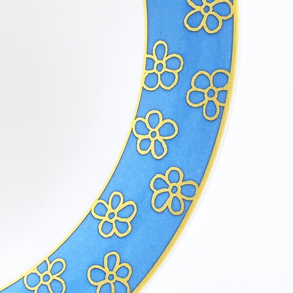 ミッフィー miffy 70th 記念プレート ブルー 食器 日本製