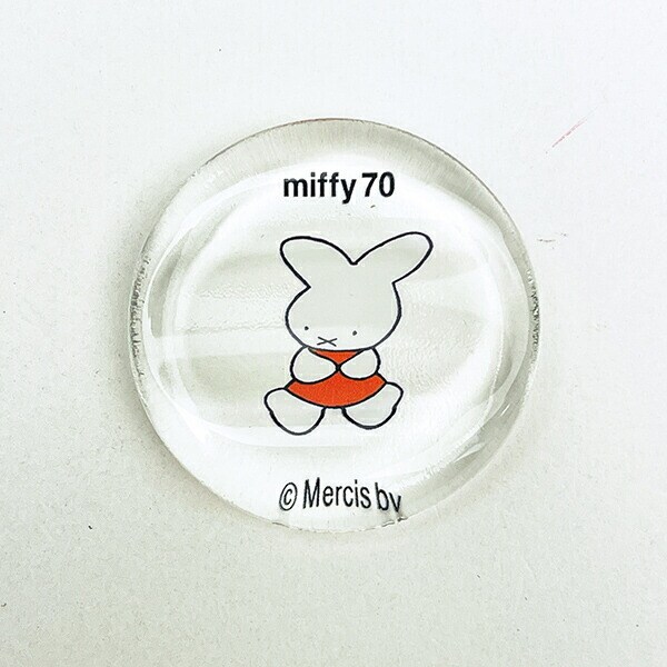 ミッフィー miffy 70th ナインチェ ガラス丸箸置き 食器 日本製