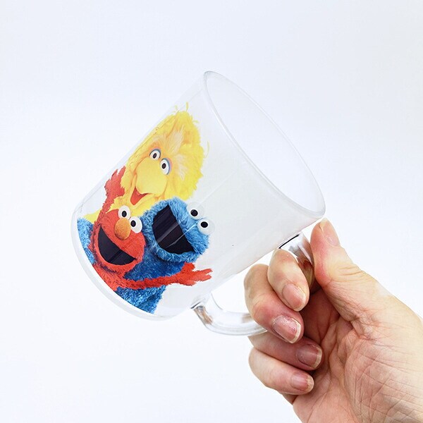 セサミストリート フレンズ ガラスマグカップ コップ 日本製