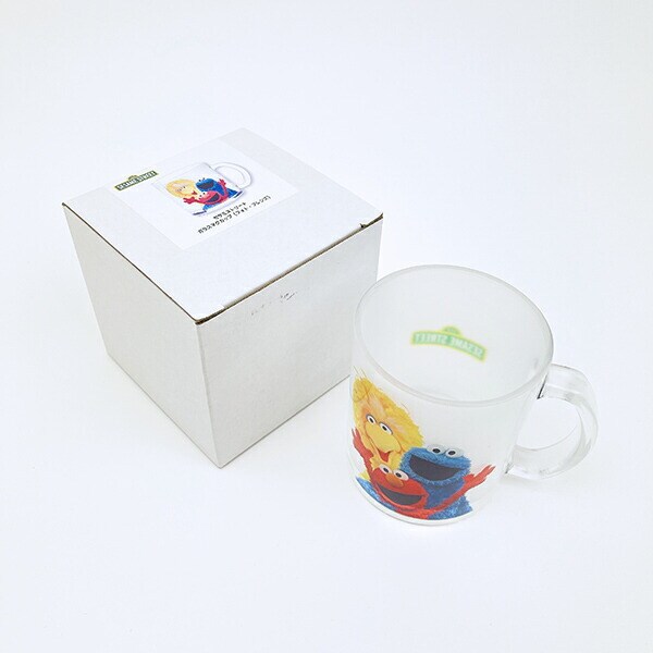 セサミストリート フレンズ ガラスマグカップ コップ 日本製