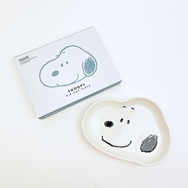 スヌーピー フェイス ダイカットプレート(S) 食器 SNOOPY