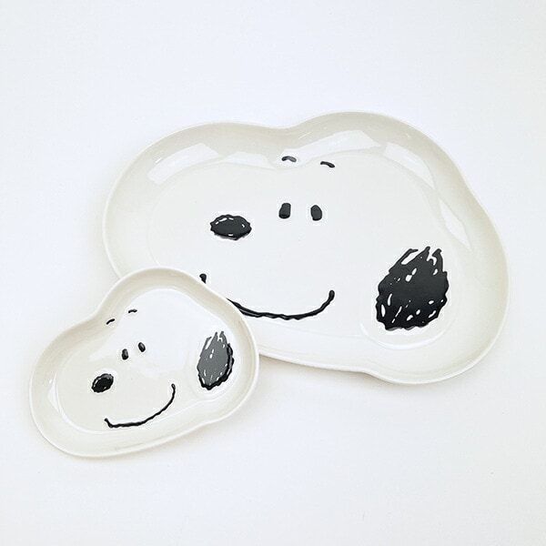 スヌーピー フェイス ダイカットプレート(S) 食器 SNOOPY