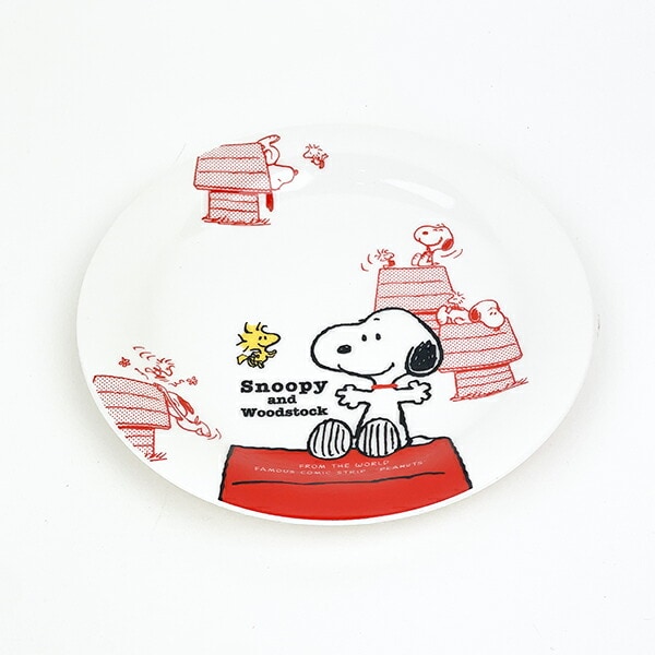 スヌーピー ウッドストック ケーキ皿 Snoopy's house 食器 日本製 SNOOPY