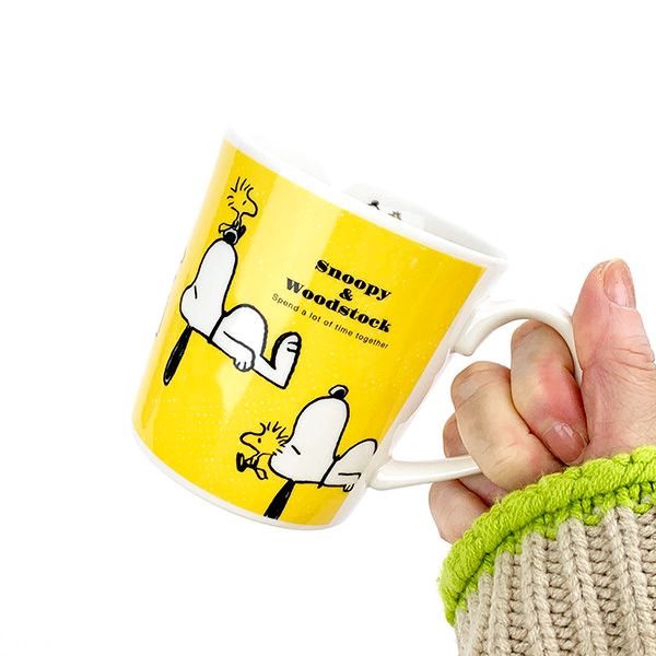 スヌーピー ＆ ウッドストック たっぷりマグ マグカップ ランチ ティータイム ギフト