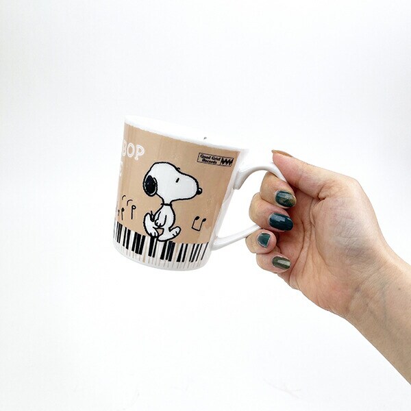 スヌーピー ミュージック たっぷりマグ コップ 食器 日本製 SNOOPY