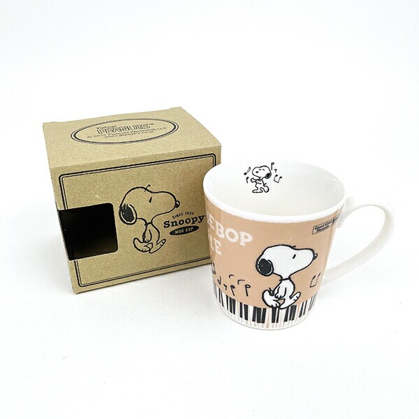 スヌーピー ミュージック たっぷりマグ コップ 食器 日本製 SNOOPY