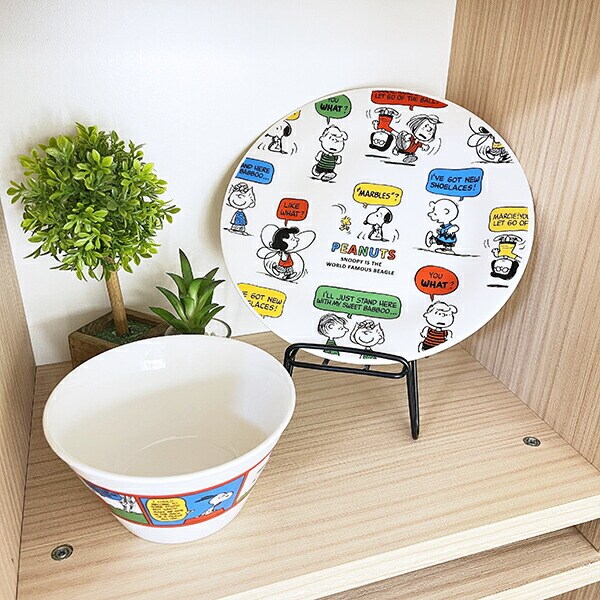 スヌーピー トーク レトロカラープレート(L) お皿 食器 日本製 SNOOPY