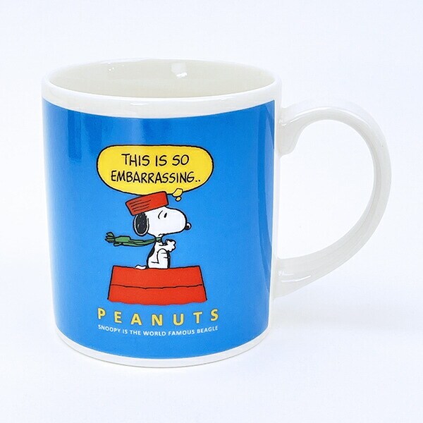 スヌーピー スカーフ レトロカラーマグカップ コップ SNOOPY