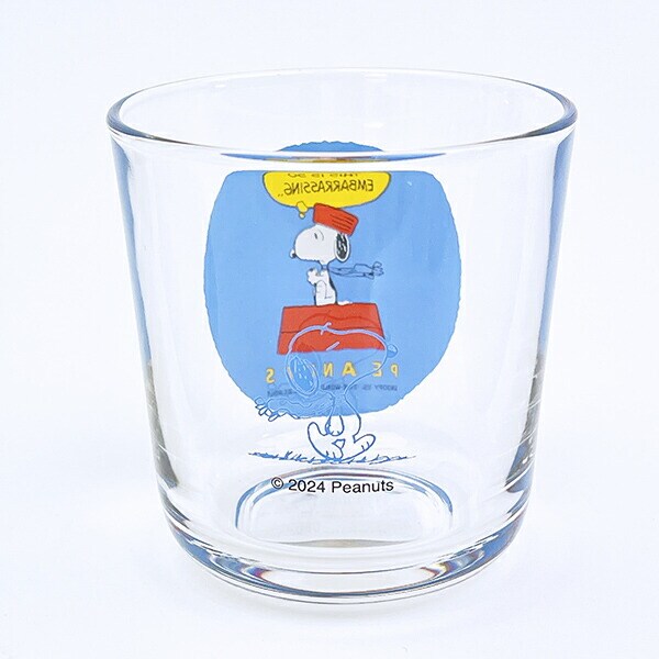 スヌーピー スカーフ レトロカラーワイドタンブラー コップ SNOOPY
