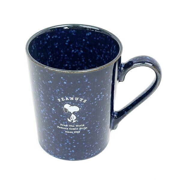 スヌーピー  インディゴ マグ  コップ 食器 SNOOPY 日本製