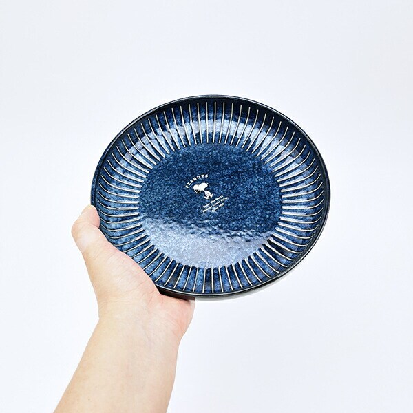 スヌーピー インディゴカレー＆パスタプレート お皿 食器 日本製 SNOOPY