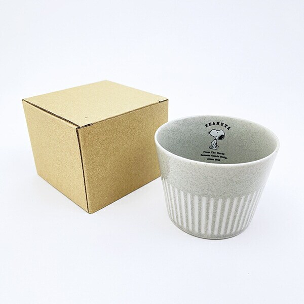 スヌーピー ストーングレーマルチカップ 食器 日本製 SNOOPY