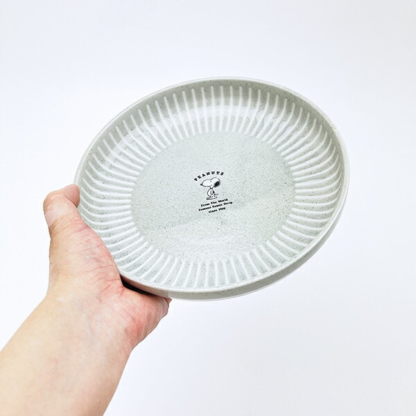 スヌーピー ストーングレーカレー＆パスタプレート お皿 食器 日本製 SNOOPY