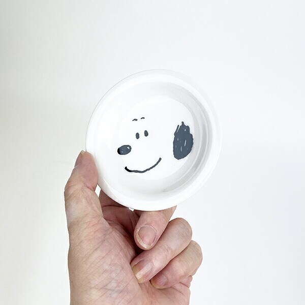 スヌーピー フェイスアップ 小皿 キッチン 日本製 SNOOPY