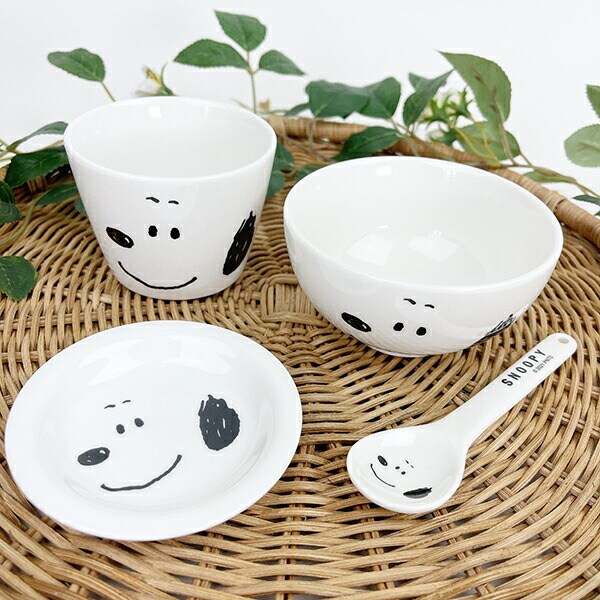 スヌーピー フェイスアップ 小皿 キッチン 日本製 SNOOPY