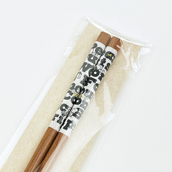 スヌーピー レターズ モーメント和紙巻箸23cm キッチン 日本製 SNOOPY