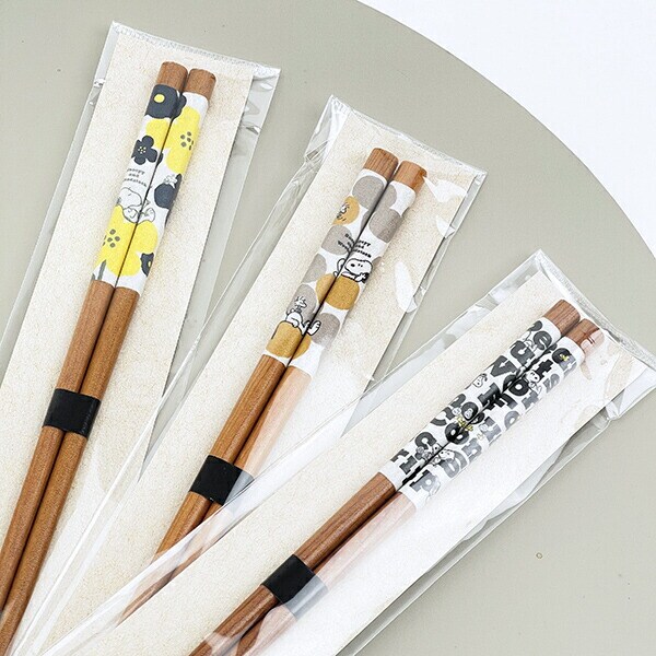 スヌーピー レターズ モーメント和紙巻箸23cm キッチン 日本製 SNOOPY