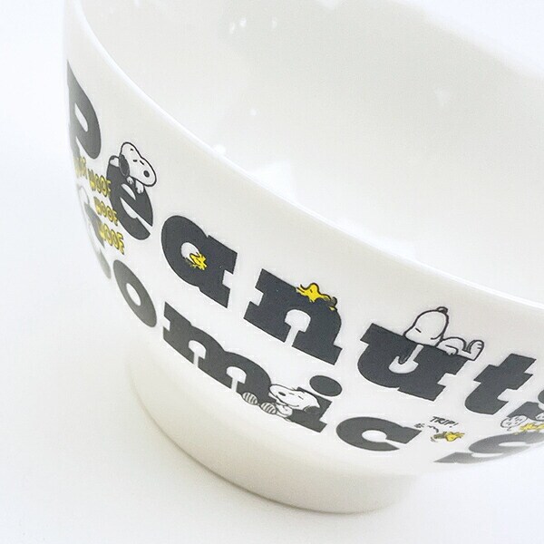 スヌーピー レターズ モーメント茶碗 食器 日本製 SNOOPY