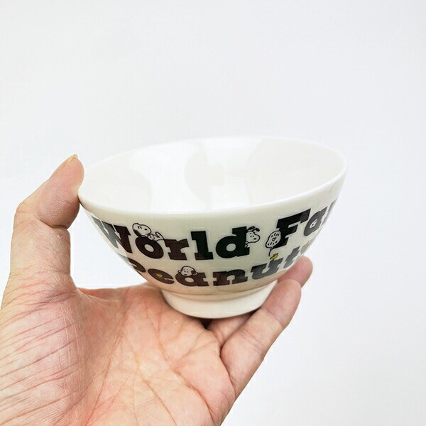 スヌーピー レターズ モーメント茶碗 食器 日本製 SNOOPY