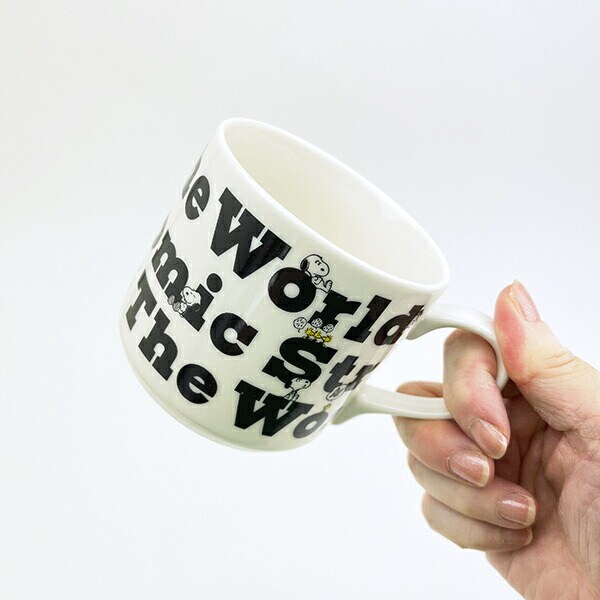 スヌーピー レターズ モーメントマグカップ コップ 日本製 SNOOPY