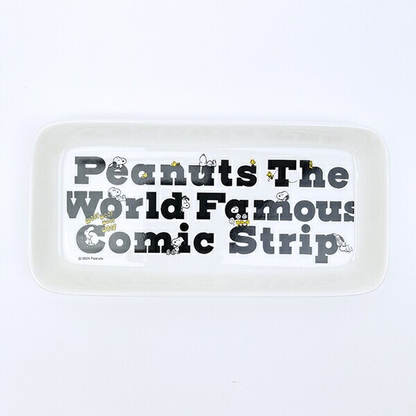スヌーピー レターズ モーメントロングトレー お皿 食器 SNOOPY